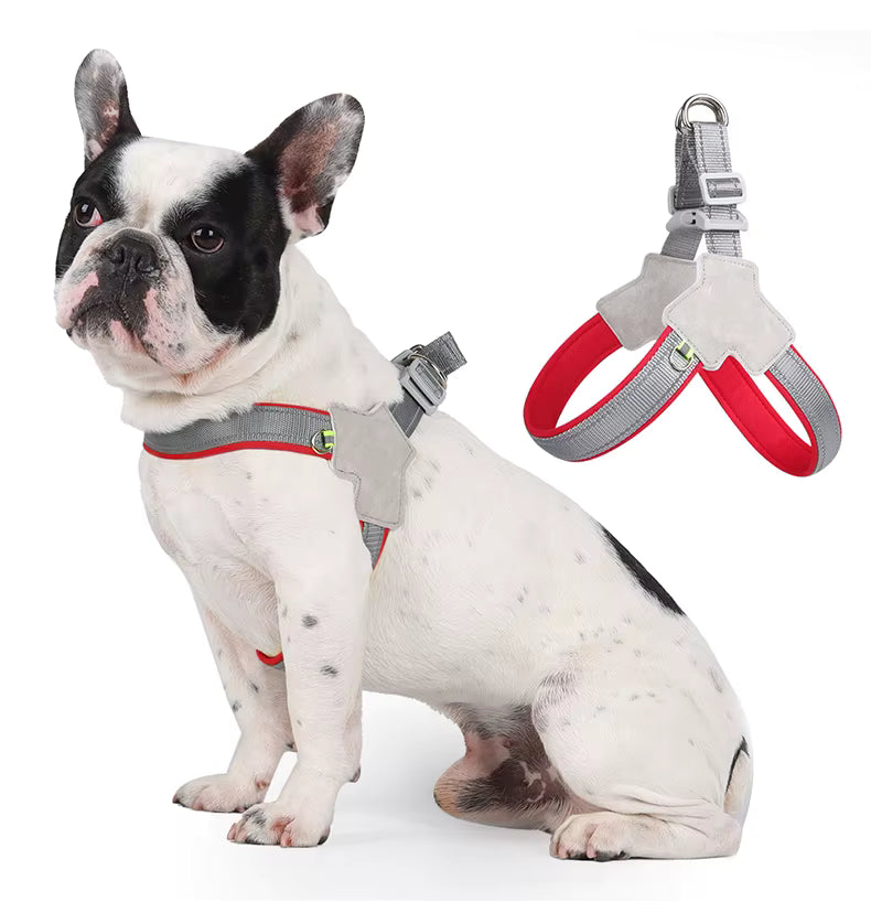 Harnais Réfléchissant Anti-Traction pour Chien – Confort & Sécurité