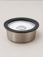 💧 Gamelle Anti-Éclaboussures en Inox – Eau Propre & Museau Sec
