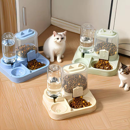 Distributeur Automatique de Nourriture & Eau pour Chat